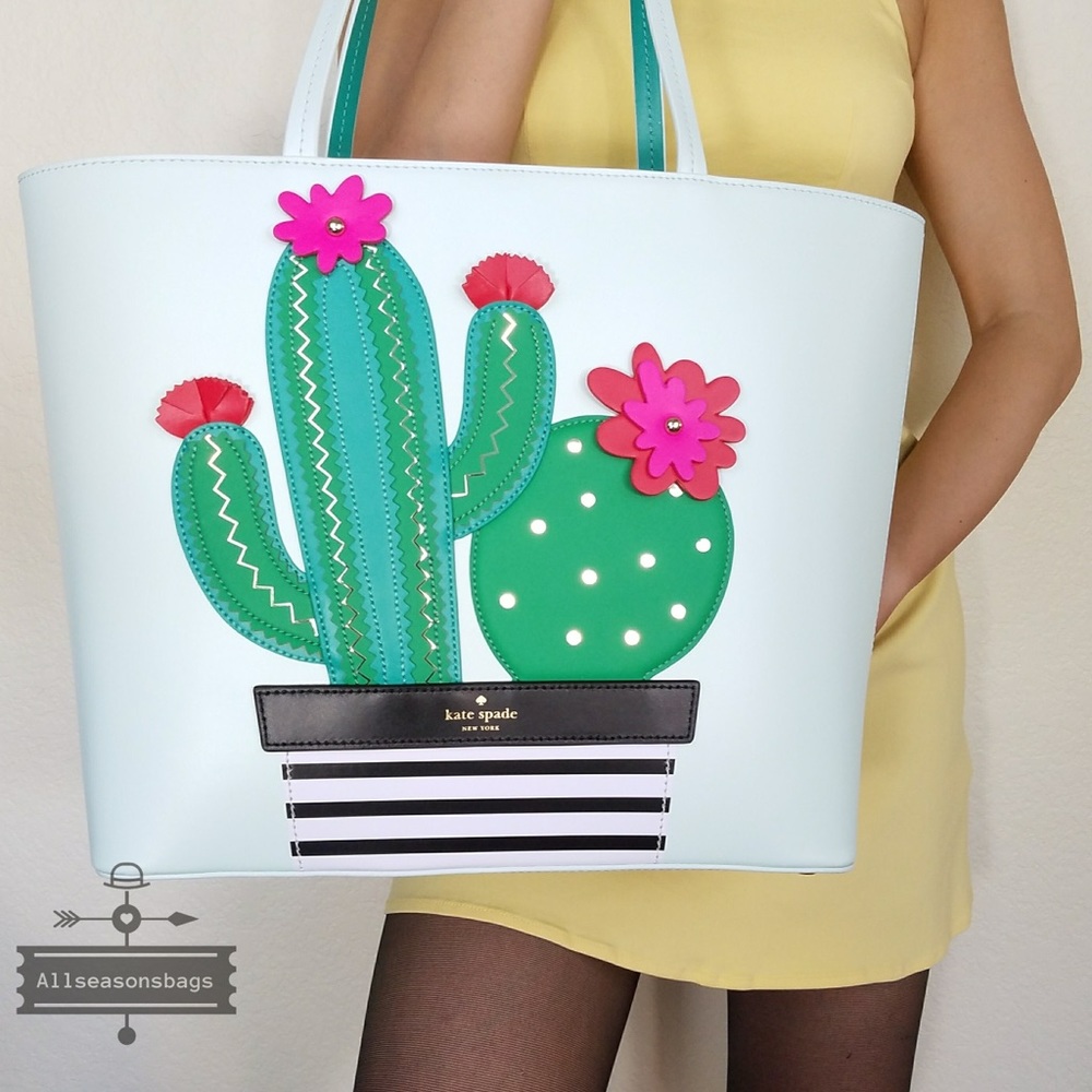 Kate spade cactus little lens new horizons tote - Picture 3 of 8